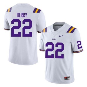 #22 Harlem Berry Louisiana State Tigers White Mens Jersey 2024-25 College Football 633675-941