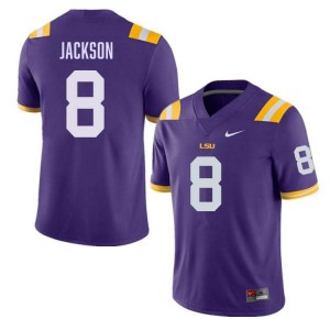 #8 Ja'Keem Jackson LSU Purple Mens Jersey Limited College Football 109667-287