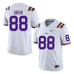 #88 Donovan Green Fighting Tigers White Men Jersey High School College Football 320806-168