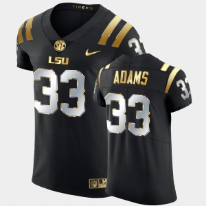 #33 Jamal Adams LSU Black Men Jersey Elite Golden Edition 134446-799
