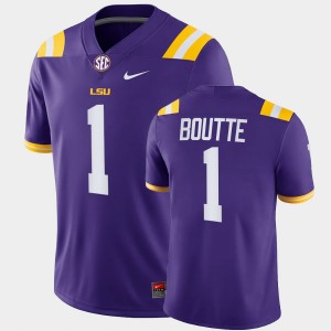 #1 Kayshon Boutte Geaux Tigers Purple Mens Jersey Game College Football 411982-689