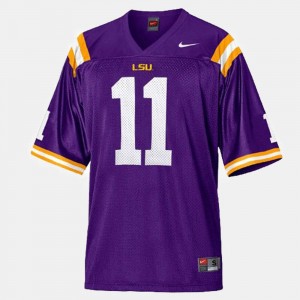 #11 Spencer Ware Tigers Purple Men's Jersey College Football 803499-204