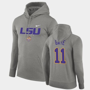#11 Ali Gaye LSU Tigers Gray Men Hoodie Pullover Facility Performance 381677-432