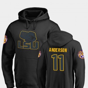 #11 Dee Anderson Fighting Tigers Black Mens Hoodie Big & Tall Taylor College Football 915817-833