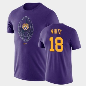 #18 Tre'Davious White LSU Purple Mens T-Shirt Legend Football Icon 626020-627