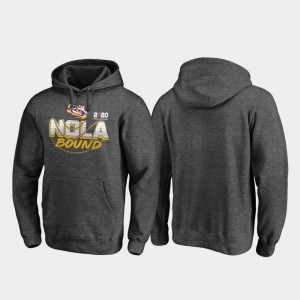 LSU Heather Gray Mens Hoodie College Football Playoff Defensive 2020 National Championship Bound 630712-987