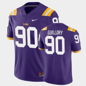 #90 Jacobian Guillory Tigers Purple Mens Jersey College Football Game 719504-925