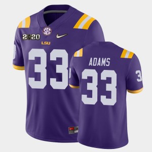#33 Jamal Adams Louisiana State Tigers Purple Men's Jersey 2020 Football Game 918451-405