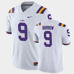 #9 Joe Burrow Fighting Tigers White Men's Jersey Game College Football 824715-352
