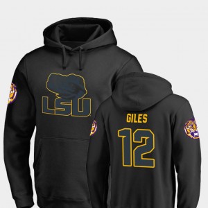 #12 Jonathan Giles Tiger Nation Black Men Hoodie Big & Tall Taylor College Football 234074-990