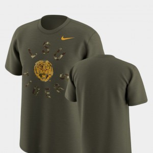 LSU Tigers Olive Men T-Shirt Legend Camo 170580-462