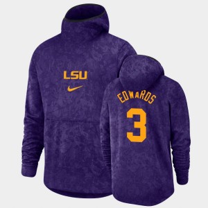 #3 Parker Edwards LSU Tigers Purple Men Hoodie Pullover Team Logo Basketball Spotlight 369223-180