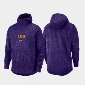 Geaux Tigers Purple Mens Hoodie Basketball Team Logo Pullover Spotlight 625792-674