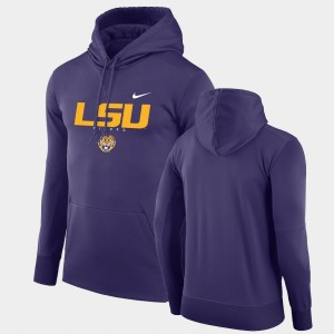 Geaux Tigers Purple Men Hoodie Pullover Facility Performance 907580-342
