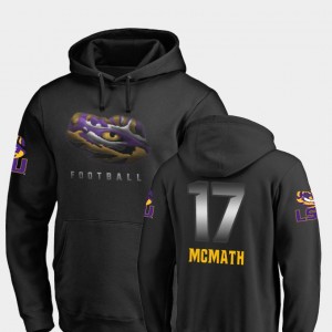 #17 Racey McMath Fighting Tigers Black Men Hoodie Football Midnight Mascot 682992-581