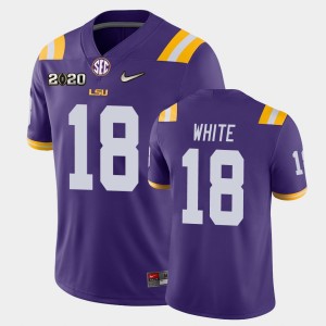#18 Tre'Davious White Tiger Nation Purple Mens Jersey 2020 Football Game 429196-764