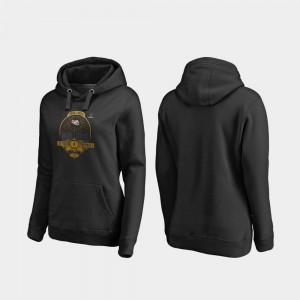 Tigers Black Women Hoodie College Football Playoff French Quarter 2020 National Championship Bound 293045-291